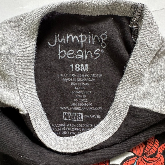 Spiderman Long Sleeve Halloween Shirt 18M - Picture 2 of 5